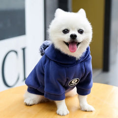 Fleece Hooded Pet Coat