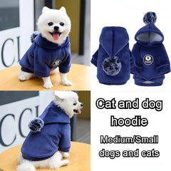 Fleece Hooded Pet Coat