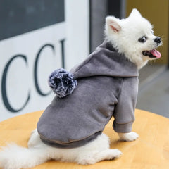 Fleece Hooded Pet Coat