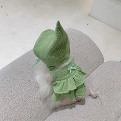 Funny Puppy Knitted Sling Dress