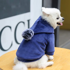 Fleece Hooded Pet Coat