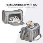 Dog Carrier Bag Soft Side Backpack Pet  Bags Airline Approved Transport - Image 3