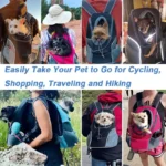 Double Shoulder Portable Travel Backpack Outdoor Pet Dog - Image 6