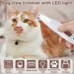 Dog Paw Trimmer with LED Light Fully Waterproof Pet Hair Trimmer with LED - Image 2