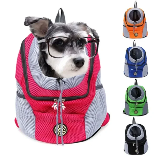 Double Shoulder Portable Travel Backpack Outdoor Pet Dog