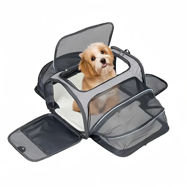 Pet Carrier Bag Foldable Small Dog Charter Carrying Out Bag Expansion Pet
